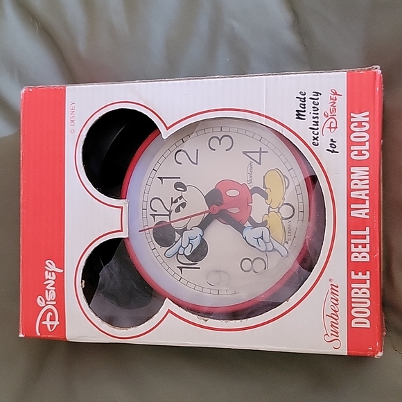 Sunbeam Other Vintage Never Openedoriginal Box Disney Wind Up Alarm